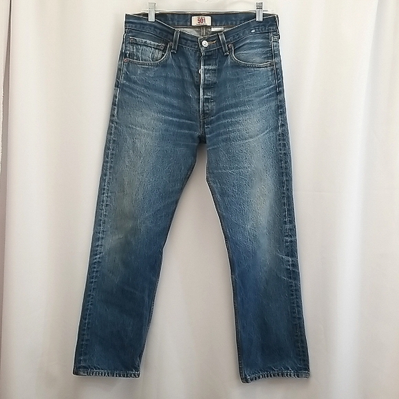 Levi's Other - Levi's 501 XX Vintage Denim Jeans Button Fly 100% Cotton Size 33X32